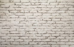 Branco velho fundo pintado da parede de tijolo do grunge Imagens de Stock Royalty Free Branco velho fundo pintado da parede de tijolo do grunge Imagens de Stock Royalty Free