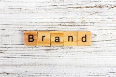BRAND word made with wooden blocks concept royalty free stock image BRAND word made with wooden blocks concept royalty free stock image