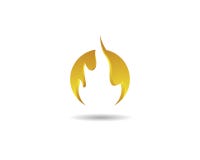 Brandflamma Logo Template vektor illustrationer Brandflamma Logo Template vektor illustrationer
