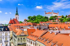Bratislava, Slowakije Stock Afbeeldingen Bratislava, Slowakije Stock Afbeeldingen