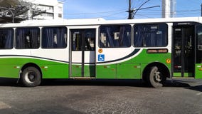Brazil - Rio de Janeiro - Central - Bus royalty free stock photography Brazil - Rio de Janeiro - Central - Bus royalty free stock photography