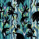 Braziliaans Carnaval Vector naadloos patroon royalty-vrije illustratie Braziliaans Carnaval Vector naadloos patroon royalty-vrije illustratie