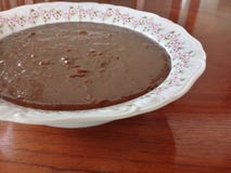 Brazylijski cukierek Brigadeiro zna? jak ?Brigadeiro De Colher ? zdjęcie royalty free Brazylijski cukierek Brigadeiro zna? jak ?Brigadeiro De Colher ? zdjęcie royalty free