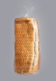Bread In Plastic Bag. Stock Photo