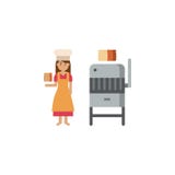 Bread slicer, bakery color icon. Element of color bakery illustration. Premium quality graphic design icon. Signs and symbols royalty free illustration Bread slicer, bakery color icon. Element of color bakery illustration. Premium quality graphic design icon. Signs and symbols royalty free illustration