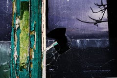 Break the rules - many colors, Broken window glass Stock Photography Break the rules - many colors, Broken window glass Stock Photography