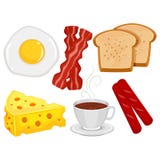 Breakfast Food Elements Royalty Free Stock Image Breakfast Food Elements Royalty Free Stock Image