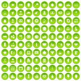 100 breakfast icons set green circle. Isolated on white background vector illustration vector illustration 100 breakfast icons set green circle. Isolated on white background vector illustration vector illustration