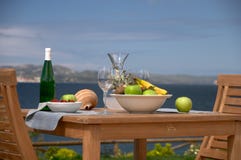 Breakfast Served In Cephalonia Royalty Free Stock Photo Breakfast Served In Cephalonia Royalty Free Stock Photo
