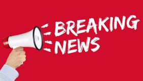 Breaking news media announcement announce information megaphone royalty free stock images Breaking news media announcement announce information megaphone royalty free stock images