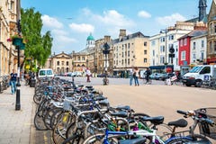 Brede Straat Oxford, Engeland stock foto Brede Straat Oxford, Engeland stock foto