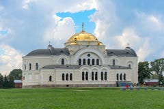BREST, ΛΕΥΚΟΡΩΣΙΑ - 28 ΙΟΥΛΊΟΥ 2018: Καθεδρικός ναός svyato-Nikolaevskiy Sobor Άγιου Βασίλη στο μνημείο φρουρίων του Brest στοκ φωτογραφία με δικαίωμα ελεύθερης χρήσης BREST, ΛΕΥΚΟΡΩΣΙΑ - 28 ΙΟΥΛΊΟΥ 2018: Καθεδρικός ναός svyato-Nikolaevskiy Sobor Άγιου Βασίλη στο μνημείο φρουρίων του Brest στοκ φωτογραφία με δικαίωμα ελεύθερης χρήσης
