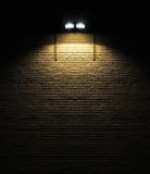 Brick Wall With Spotlight Royalty Free Stock Photo Brick Wall With Spotlight Royalty Free Stock Photo