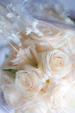 Bridal Bouquet In Cellophane Royalty Free Stock Images