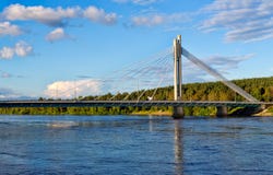 Bridge In Rovaniemi Stock Photo Bridge In Rovaniemi Stock Photo