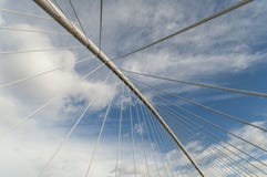 Bridge lines abstract sky geometry Royalty Free Stock Image Bridge lines abstract sky geometry Royalty Free Stock Image
