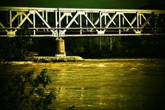 Bridge over the past royalty free stock photography Bridge over the past royalty free stock photography