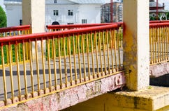 Bridge over a small river stock images Bridge over a small river stock images