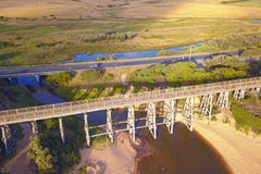 Bridge at Kilcunda, Victoria Royalty Free Stock Photos Bridge at Kilcunda, Victoria Royalty Free Stock Photos