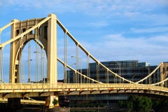 Bridge in Pittsburgh, Pennsylvania stock photo Bridge in Pittsburgh, Pennsylvania stock photo