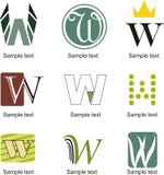 Brievenw Embleem vector illustratie Brievenw Embleem vector illustratie