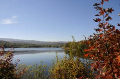 Landscape, magnificent colorful lake stock photography Landscape, magnificent colorful lake stock photography