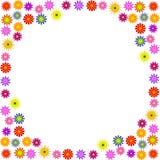 Bright Color Flower Frame Illustration Stock Photography Bright Color Flower Frame Illustration Stock Photography