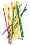 Bright Colored Tie Wraps Stock Photography Bright Colored Tie Wraps Stock Photography