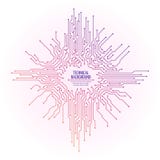 Bright computer motherboard with circuit board electronic royalty free illustration Bright computer motherboard with circuit board electronic royalty free illustration