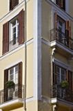 A bright and a dark side of the house. royalty free stock images A bright and a dark side of the house. royalty free stock images