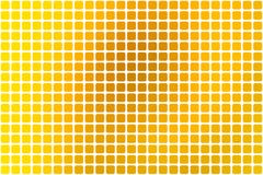Bright golden yellow abstract rounded mosaic background over white stock illustration Bright golden yellow abstract rounded mosaic background over white stock illustration