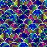 Bright scales shapes abstract grunge color palete peacock inspired Royalty Free Stock Images Bright scales shapes abstract grunge color palete peacock inspired Royalty Free Stock Images