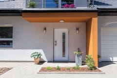 Bright space - front door stock photography Bright space - front door stock photography