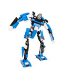 Brinquedo para meninos - transformador do robô do construtor imagens de stock Brinquedo para meninos - transformador do robô do construtor imagens de stock