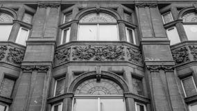 Decorated facade of building on St Stephens Street stock photo Decorated facade of building on St Stephens Street stock photo