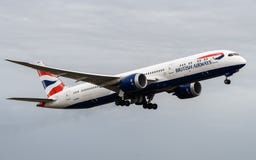 British Airways Boeing 787 Dreamliner στοκ φωτογραφία British Airways Boeing 787 Dreamliner στοκ φωτογραφία