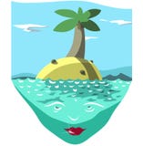 brittiska fina ööar gömma i handflatan den sandiga paradissanden spottar vitt jungfruligt vatten för treesturkos royaltyfri illustrationer brittiska fina ööar gömma i handflatan den sandiga paradissanden spottar vitt jungfruligt vatten för treesturkos royaltyfri illustrationer