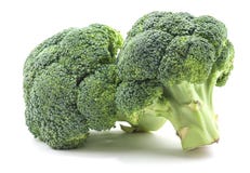 Broccoli on White