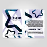 Brochure flier design template. Vector concert poster illustration. Leaflet cover layout in A4 size royalty free illustration Brochure flier design template. Vector concert poster illustration. Leaflet cover layout in A4 size royalty free illustration