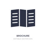 brochure icon on white background. Simple element illustration from Travel concept stock illustration brochure icon on white background. Simple element illustration from Travel concept stock illustration