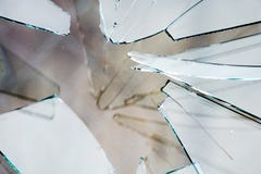 Broken Glass Background Stock Images