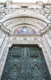 Bronze door and mosaics of cathedral in Florence royalty free stock image Bronze door and mosaics of cathedral in Florence royalty free stock image