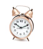 Bronze Vintage Alarm Clock Stock Photos