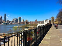Brooklyn Heights Promenade, Brooklyn, New York stock photography Brooklyn Heights Promenade, Brooklyn, New York stock photography