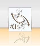 2016 broszurki ulotki projekta układu szablon Abstrakta styl Zdjęcia Royalty Free