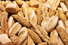Brotbackenrollen und -hörnchen lizenzfreie stockfotos Brotbackenrollen und -hörnchen lizenzfreie stockfotos