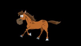 Brown Horse Cartoon Character Running Stock Video - Video of background, forward: 192468123 Brown Horse Cartoon Character Running Stock Video - Video of background, forward: 192468123