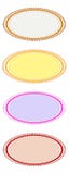 Brown, Red, Pink And Yellow Of Circle Frames Stock Image Brown, Red, Pink And Yellow Of Circle Frames Stock Image