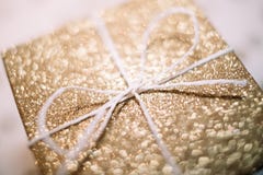 Brown and White Gift Box Royalty Free Stock Image Brown and White Gift Box Royalty Free Stock Image