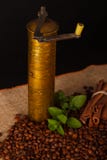 Broyeur de café démodée Image stock Broyeur de café démodée Image stock